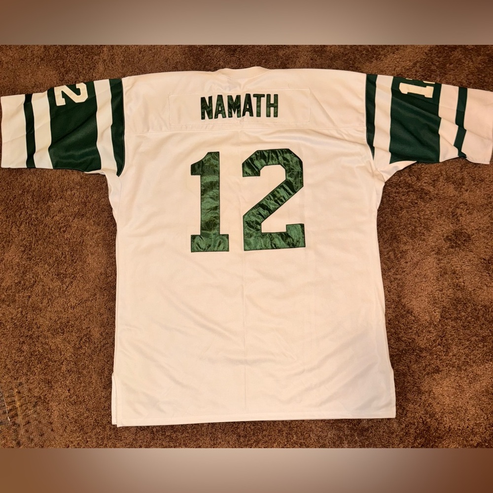 Vintage Joe Namath Throwback Jersey New York Jets Mitchell & Ness, size 60, 4XL